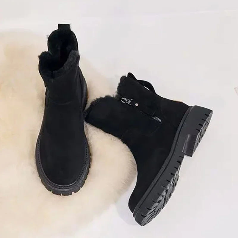 Winter leather boots for women  | Labinth London™