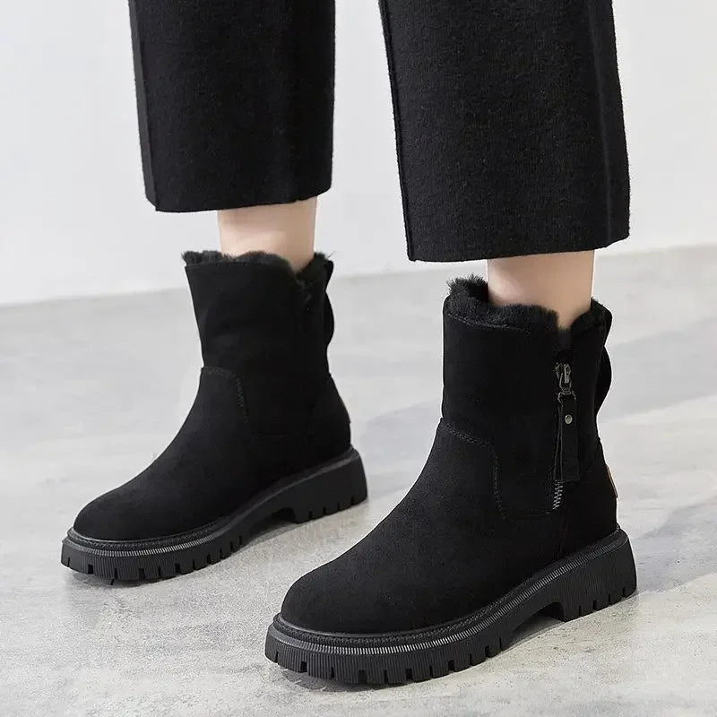 Winter leather boots for women  | Labinth London™