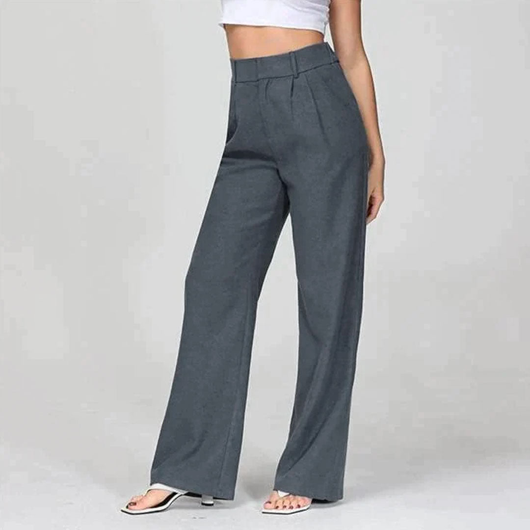 Wide Leg Tailored Pants - by Greta Fashion™